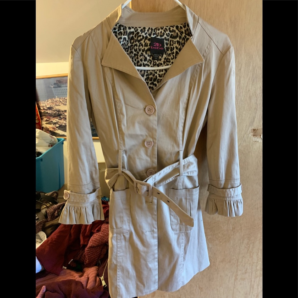 BEBE trench coat